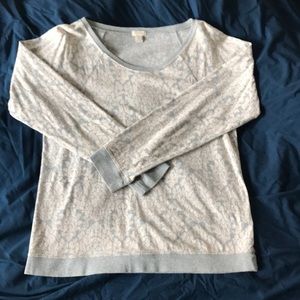J crew printed long sleeve